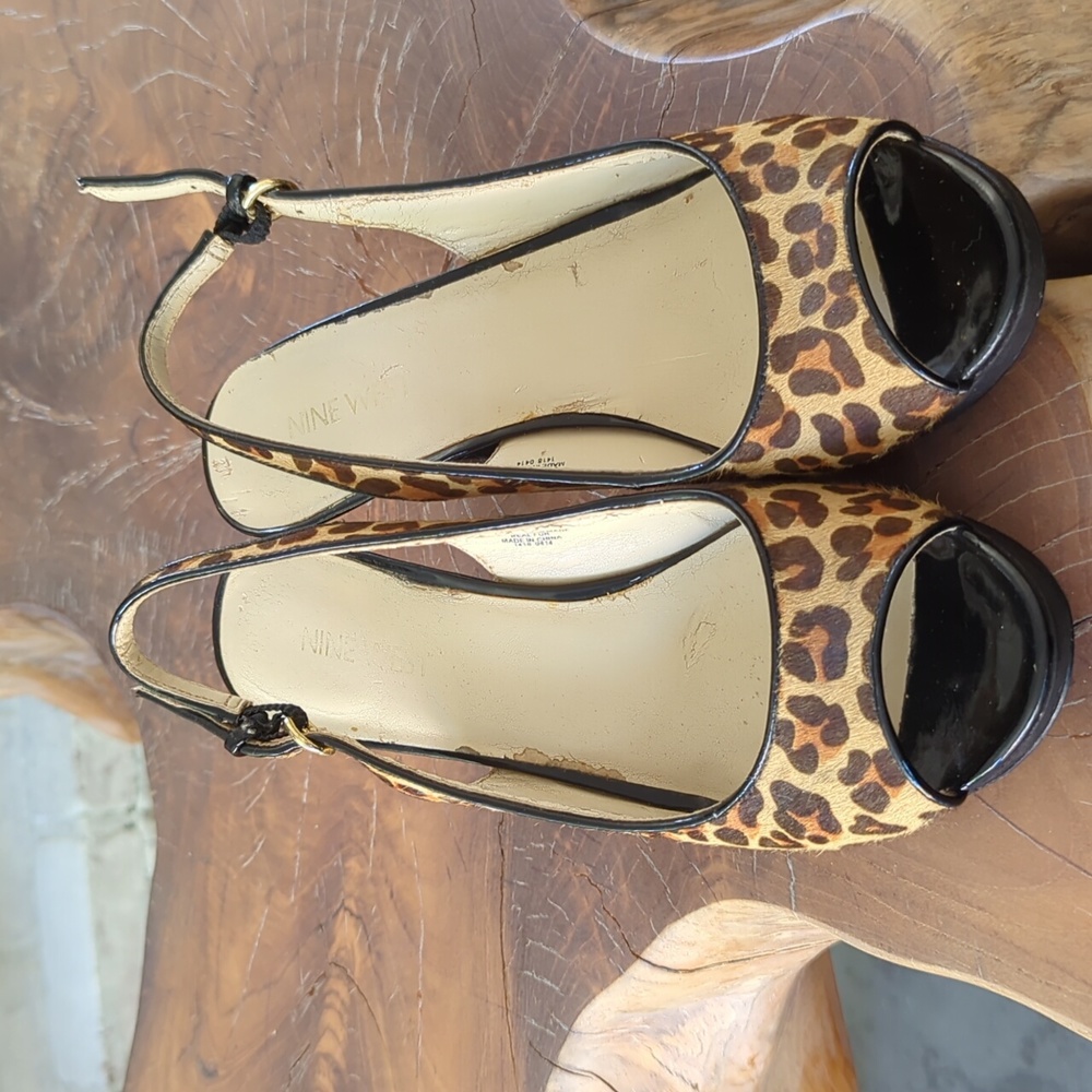 Leopard Heels Nine West
